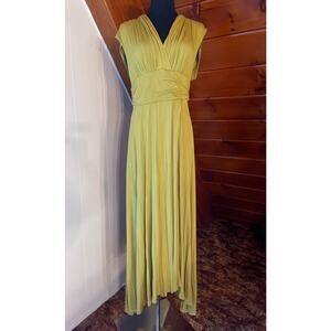 Anthropologie Maeve Bristol Sleeveless V-Neck Maxi Wrap Dress sz L